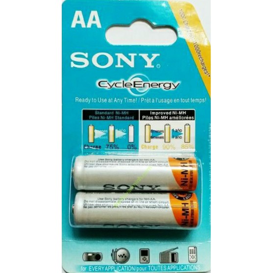 Pin Sạc AAA/ AA Sony Dung Lượng 4300mAh/4600mAh Tùy Chọn Các Phân Loại