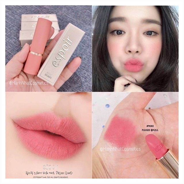 Son Espoir Nowear Lipstick Power Màu PK002 Pleased | BigBuy360 - bigbuy360.vn