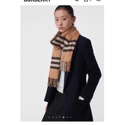 Khăn Choàng Burberry Cashmere Họa Tiết Caro