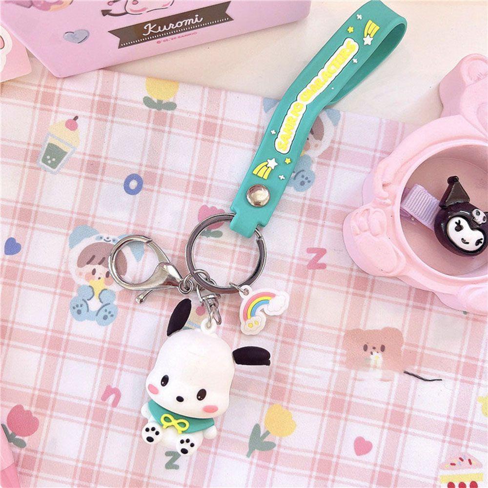 LANFY Móc Khóa Hình Búp Bê Kuromi Dễ Thương charms