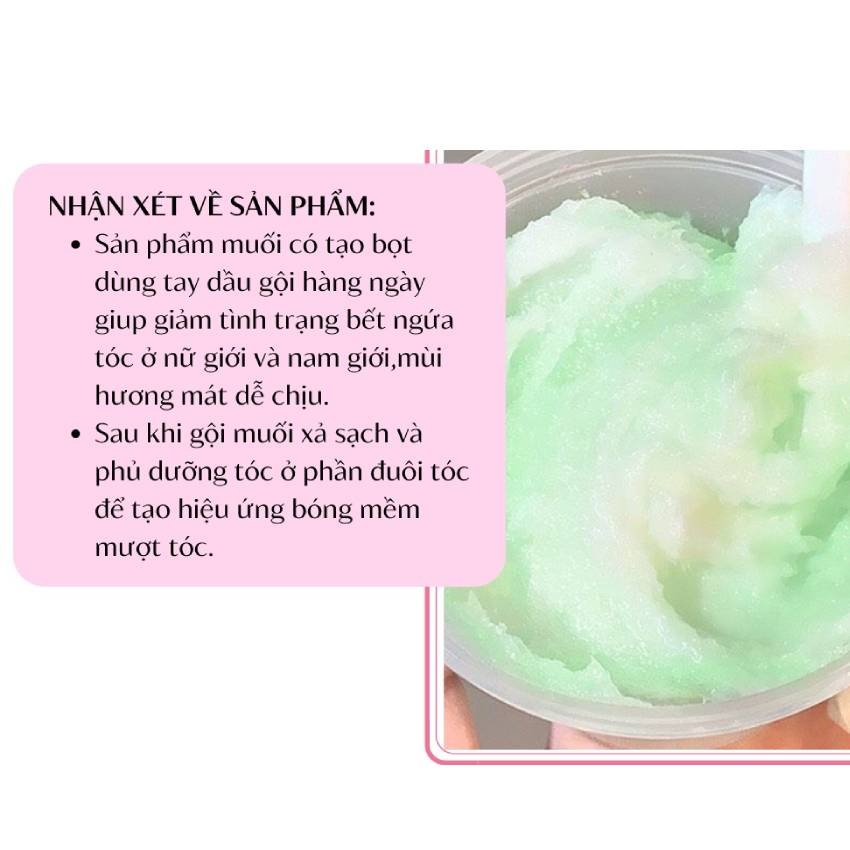 Muối biển tẩy tế bào chết cho da đầu Tẩy tế bào chết da đầu Làm phồng chân tóc GALA HOME