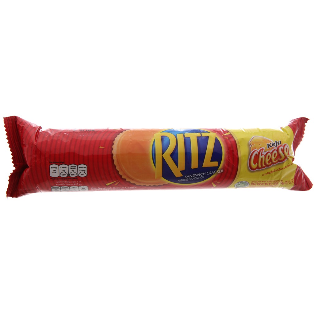 Bánh quy Kẹp kem phô mai Ritz gói 118g