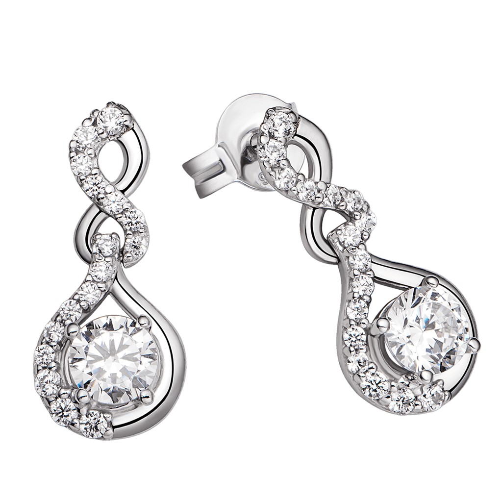 Bông tai Bạc đính đá CZ PNJSilver XMXMK000185