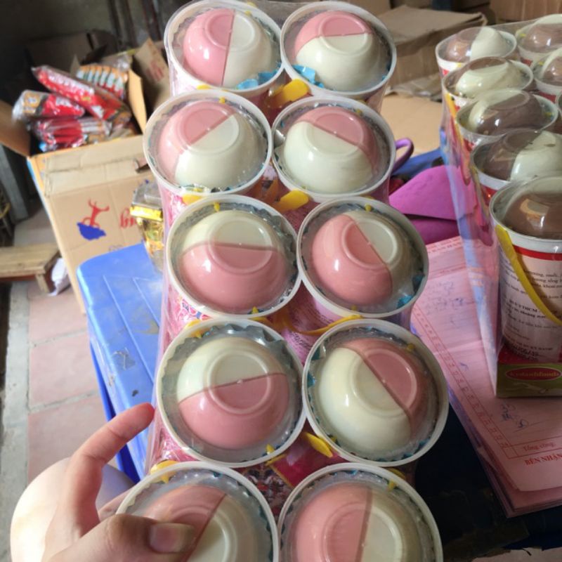 bánh chấm 2 vị khay 10 hộp loại to