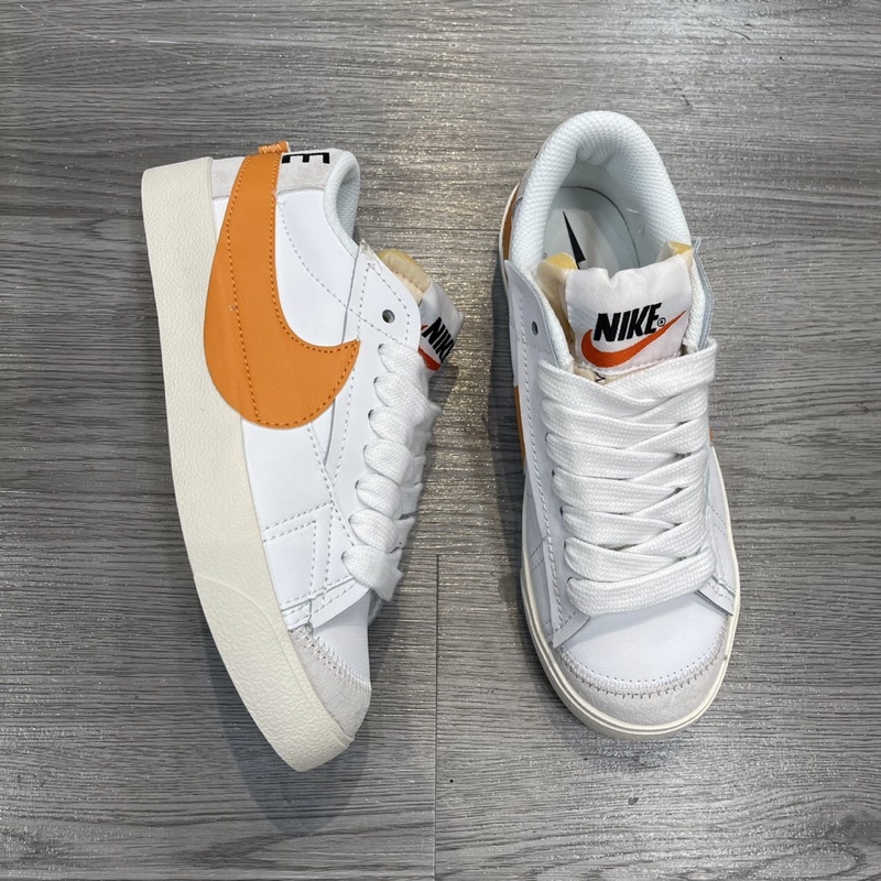 GIÀY BLAZER WHITE ORANGE TRẮNG CAM LAI AU