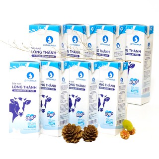 Combo 2 lốc Sữa tươi tiệt trùng Long Thành Lothamilk ít đường