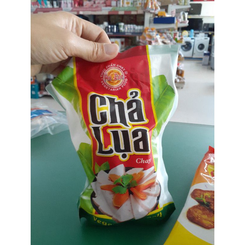 Mề chay Âu lạc 210g, cá thu, gà, tôm, sườn non,chả lụa chay,....