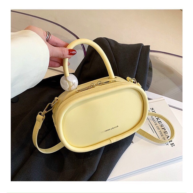 Túi cốp da ngọc size 21cm 4 màu cực xinh