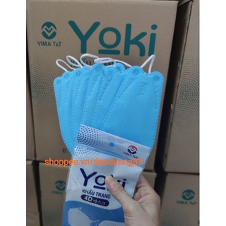 Khẩu trang 4D Yoki bịch 6 cái
