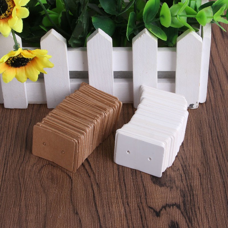 Set 100 Thẻ Giấy Treo Trưng Bày Hoa Tai