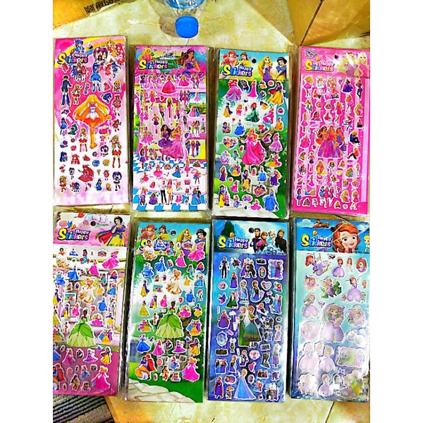 Sticker dán Các nhân vật Hoạt Hình siêu cute (miếng dán không thấm nước)