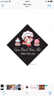 1000 Tem gài bánh sinh nhật