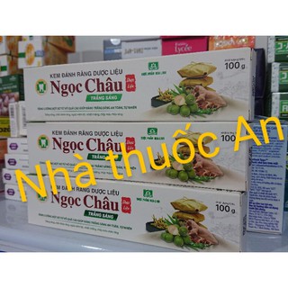 Kem đánh răng Ngọc Châu trắng sáng