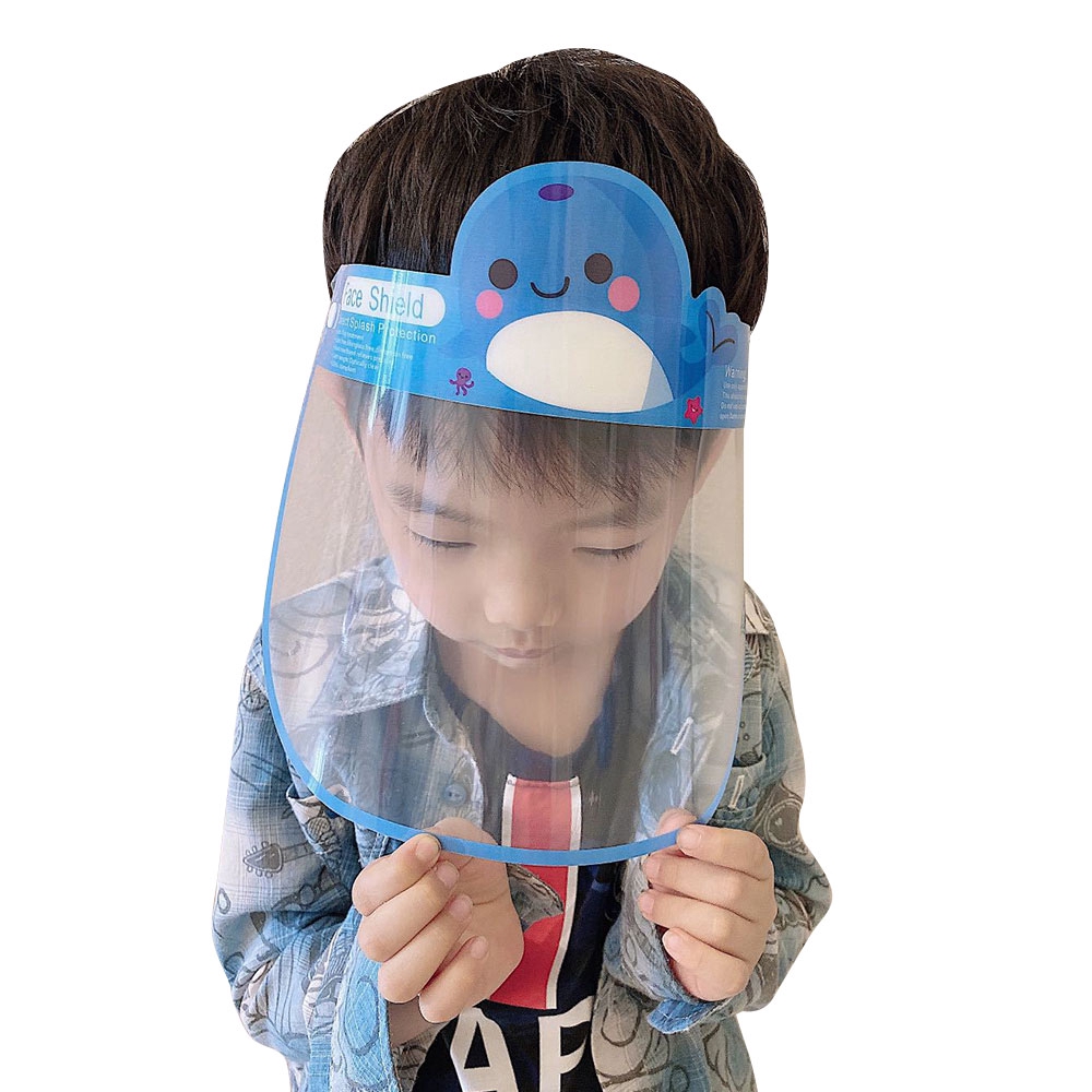 Mũ nửa đầu có màng che mặt trong suốt độ nét cao chống sương có thể điều chỉnh bảo vệ cho trẻ