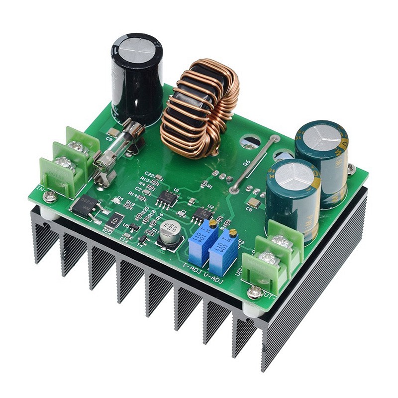 1 Mô Đun Tăng Áp DC-DC 600W 10-60V Sang 12-80V Cho Notebook, Xe Hơi