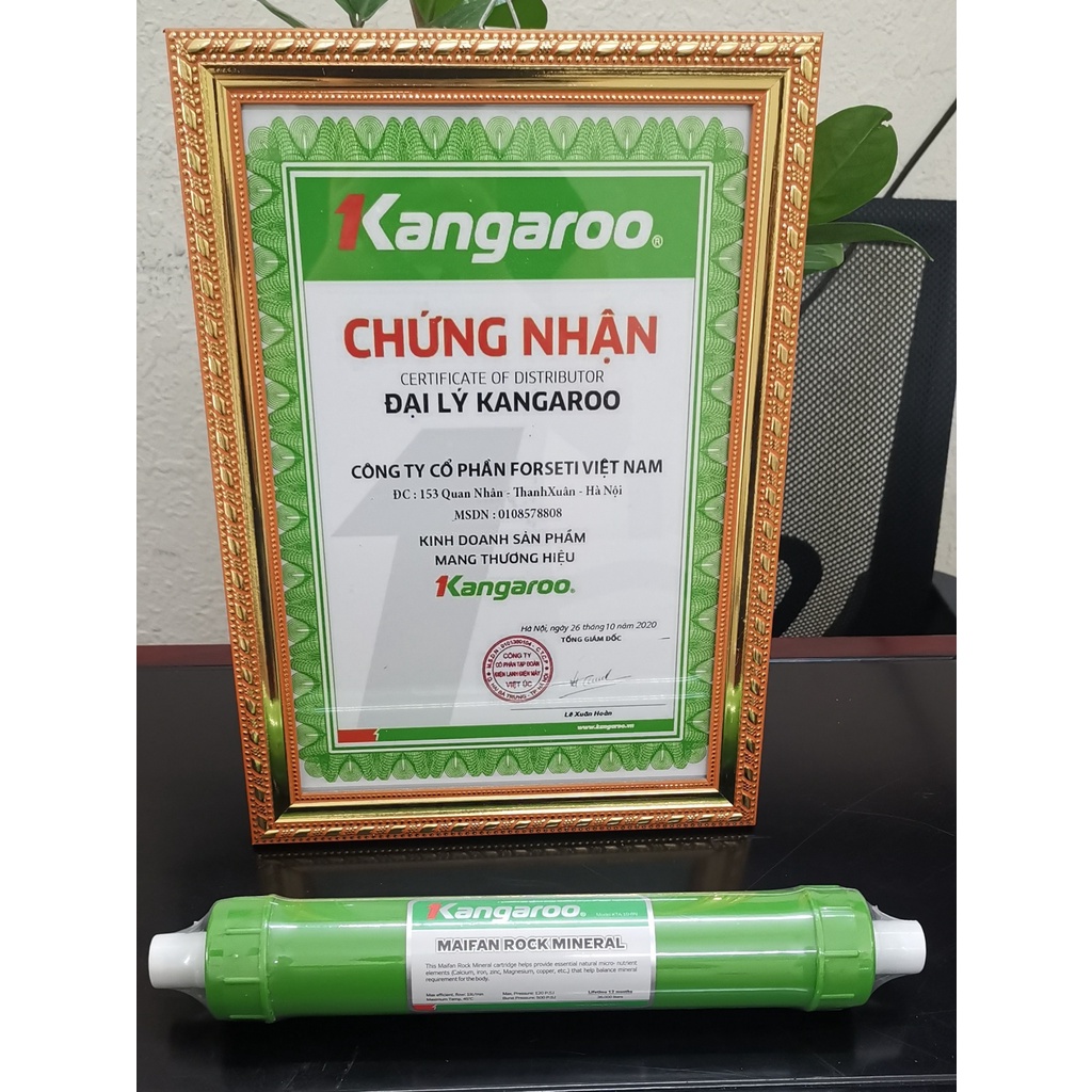 CHÍNH HÃNG - Lõi lọc nước Maifan Rock Mineral (khoáng đá) số 8 Kangaroo