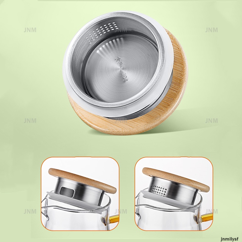 Bình thủy tinh pha cà phê/trà màu trong suốt chất lượng cao cho gia đình