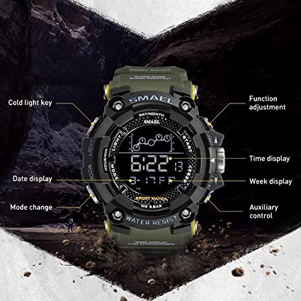 đồng hồ nam  cao cấp chống nước đồng ho nam máy cơ SMAEL JAPAN | BigBuy360 - bigbuy360.vn