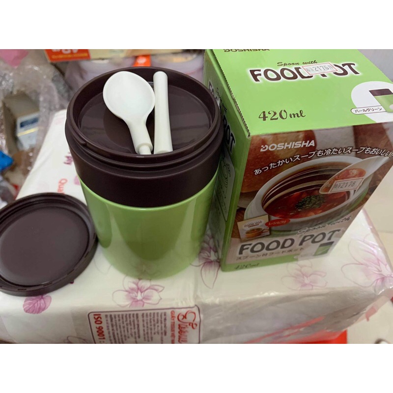 Bình ủ giữ nhiệt nóng lạnh Doshisha hàng nhật nội địa