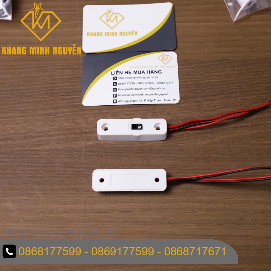 Công tắc cảm biến vẫy tay lắp tủ bếp chuyên dụng cho đèn led dây 12v - cảm biến hồng ngoại