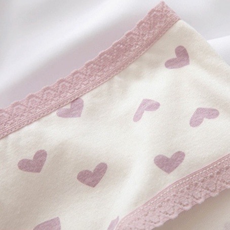 Quần Lót Cotton Màu Nhẹ Nhàng - Quần Lót Nữ Cạp Vừa, Mềm Mịn AMYBRA L110