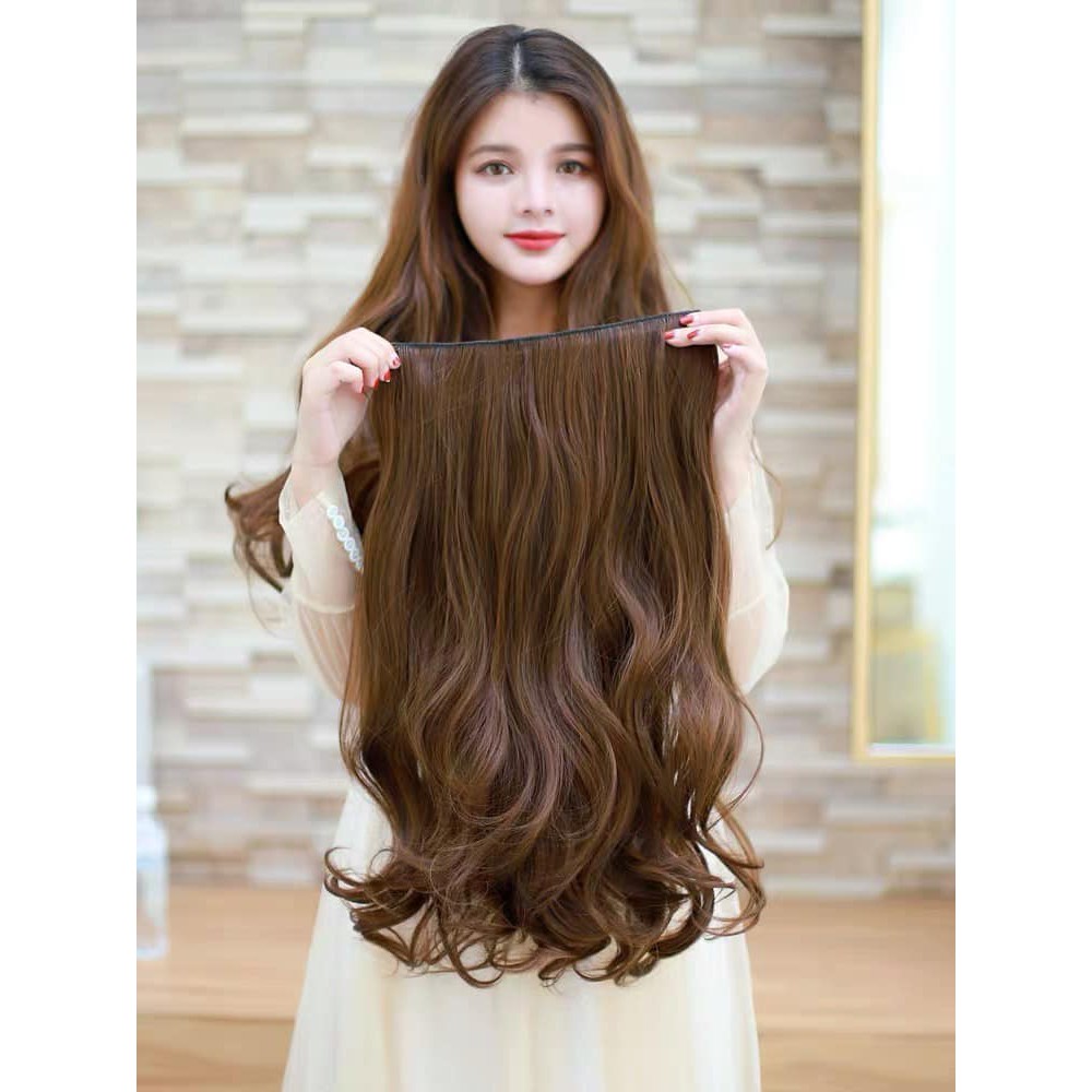 Tóc Kẹp Dải Xoăn Sóng Tiện Dụng, Tóc Kẹp Làm Phồng Tóc