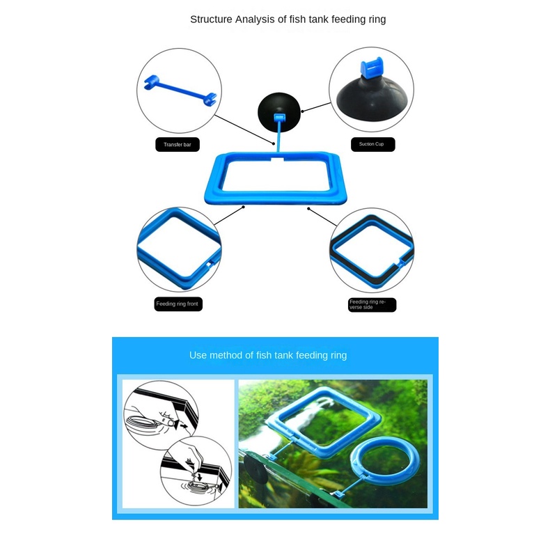 Dụng Cụ Cho Cá Ăn Hình Tròn Tiện Dụng