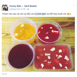 BỘT RAU CÂU CON CÁ DẺO DAS LOWCARB