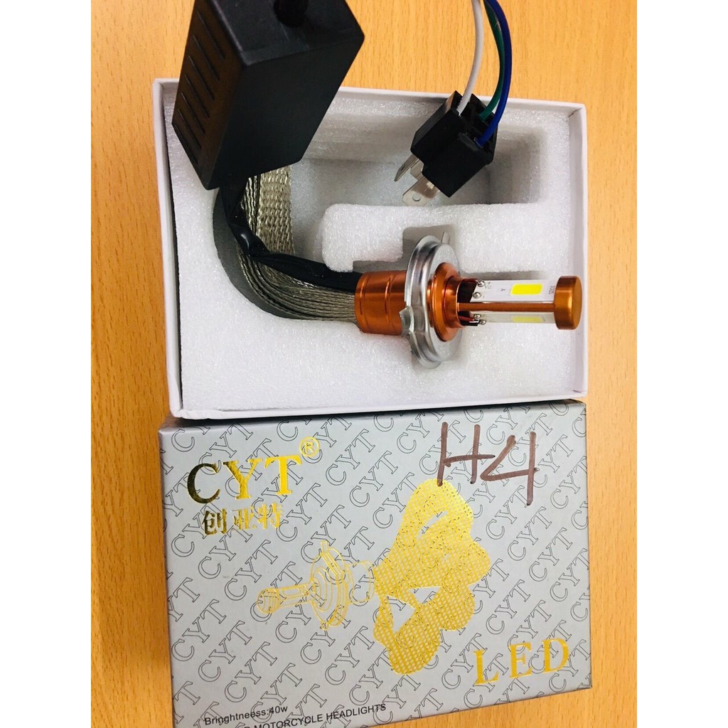 Đèn Pha CYT Xe Máy Chính Hãng ĐỘ Sáng 40w Lắp Được Trên Các Dòng Xe Máy