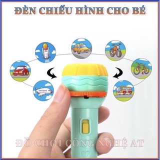 Đèn pin chiếu hình phát triển tư duy cho bé,đèn pin đồ chơi phát triển trí tuệ cho bé vui chơi khám phá