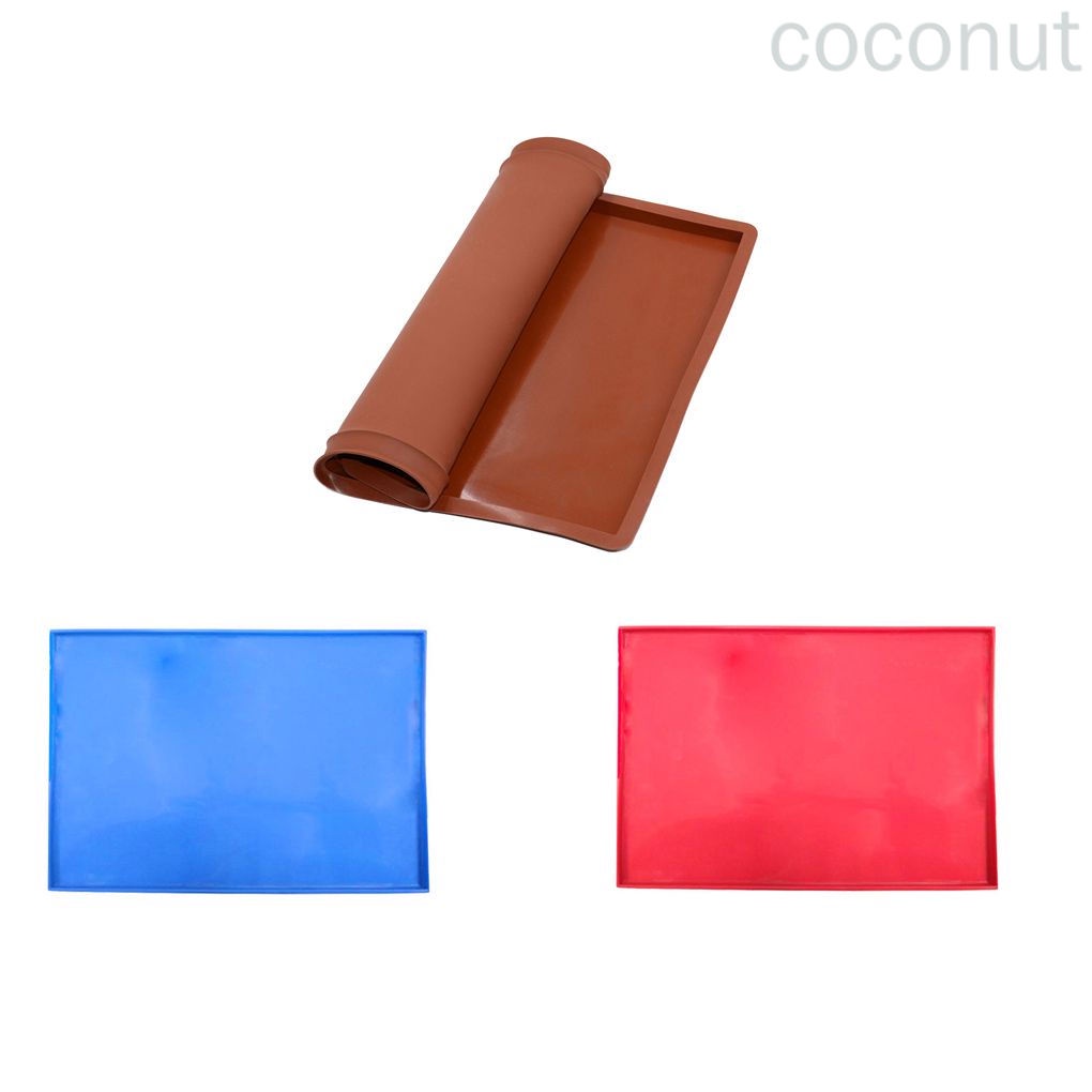 Thảm Silicon Hình Chữ Nhật Dùng Làm Sushi / Pizza Tiện Dụng