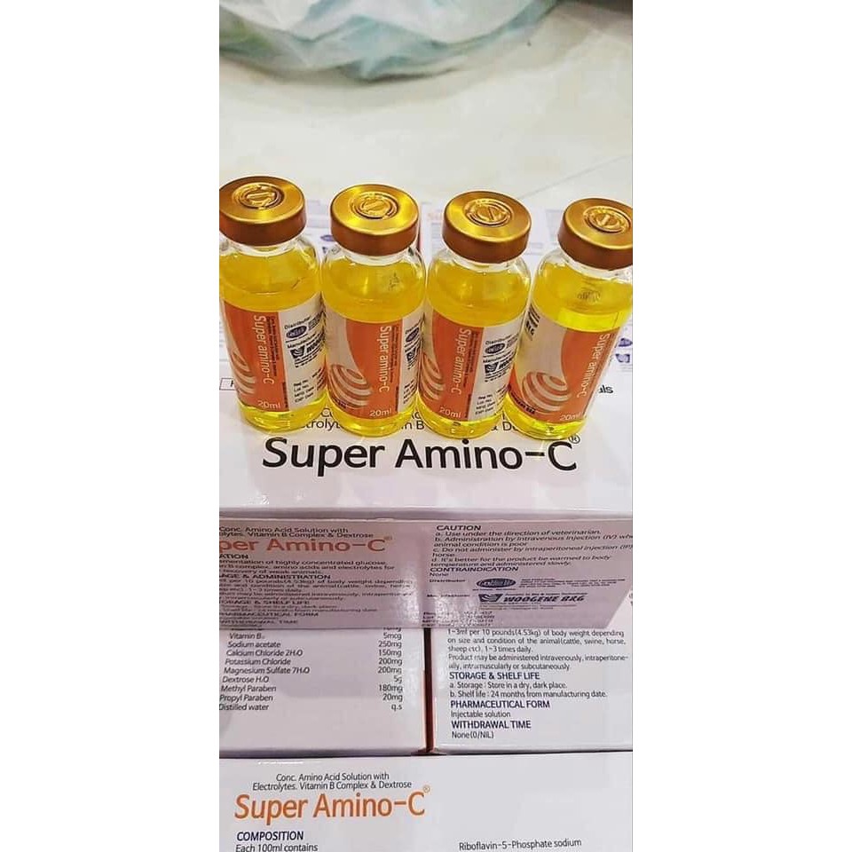 [ Hàng Chính Hãng] Super Amino C chai 20ml và 100ml
