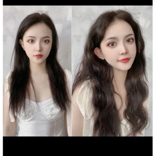 1 sét 3 kẹp phồng xù tóc giả kẹp phồng❤️ freeship 50k❤️3 miếng 2 kẹp tóc giả kẹp xù dài