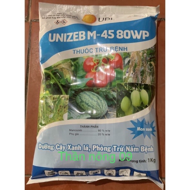 Dưỡng cây xanh lá UNIZEB M-45 (Mancozed xanh goi 1kg)