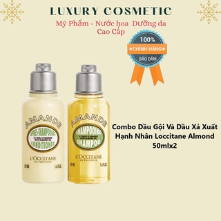 Combo Dầu Gội Và Dầu Xả Xuất Hạnh Nhân Loccitane Almond 50Mlx2