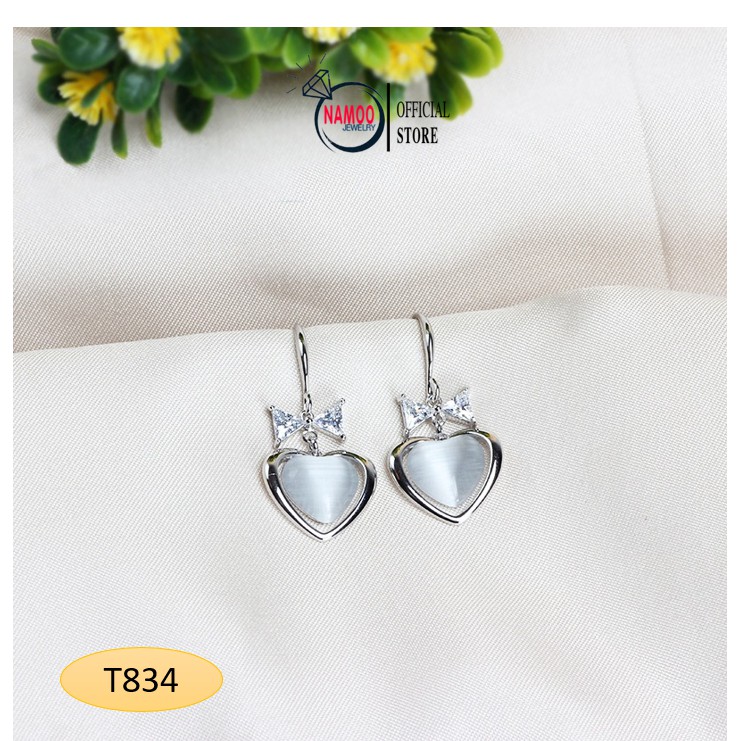 Khuyên Tai Nữ Bạc  T833 T834 Namoo Jewelry