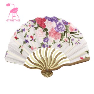 Quạt nan tre cầm tay phong cách Nhật Bản độc đáo