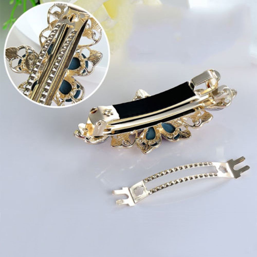 Kẹp Tóc Hình Hoa Đính Đá Thời Trang Cho Nữ