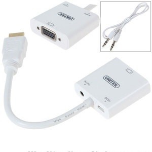 Cáp chuyển đổi HDMI sang VGA + Audio Unitek (Y6333)