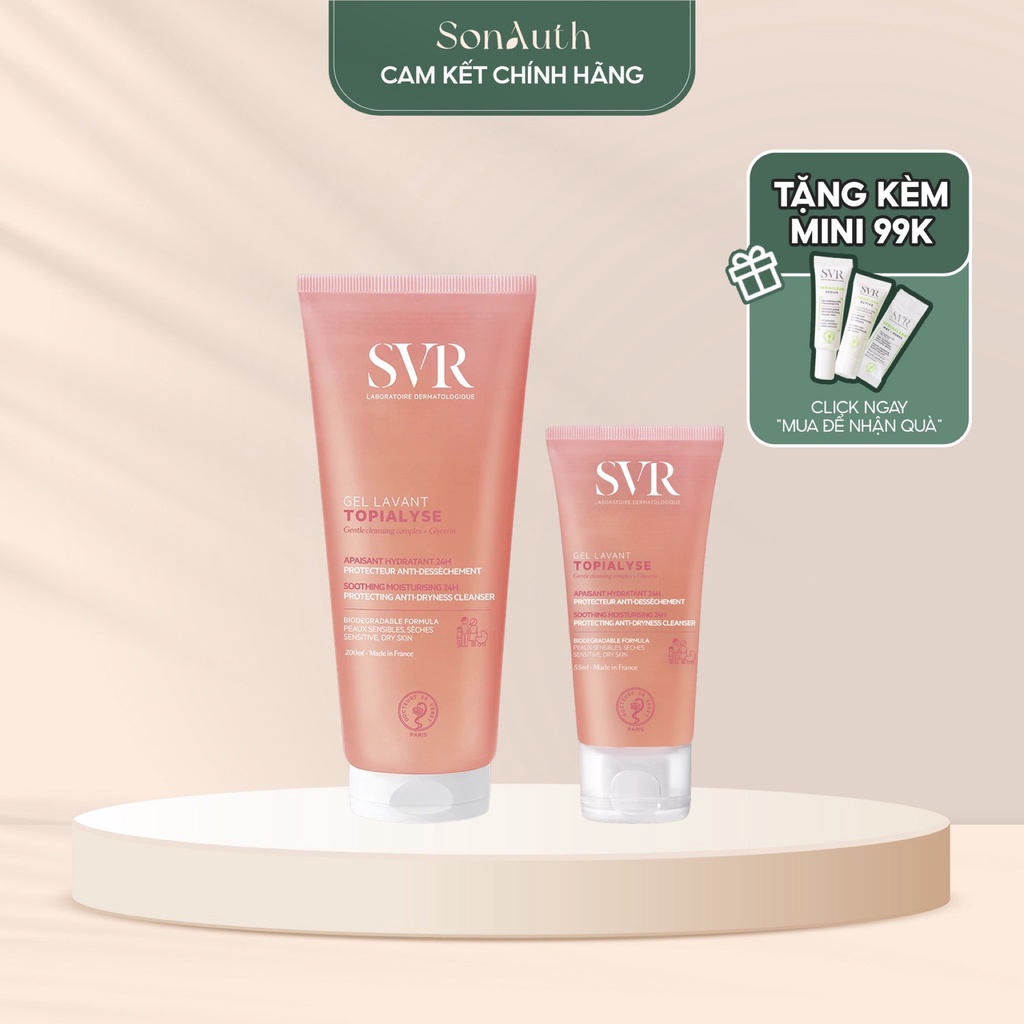 Sữa rửa mặt SVR Topialyse Gel Lavant