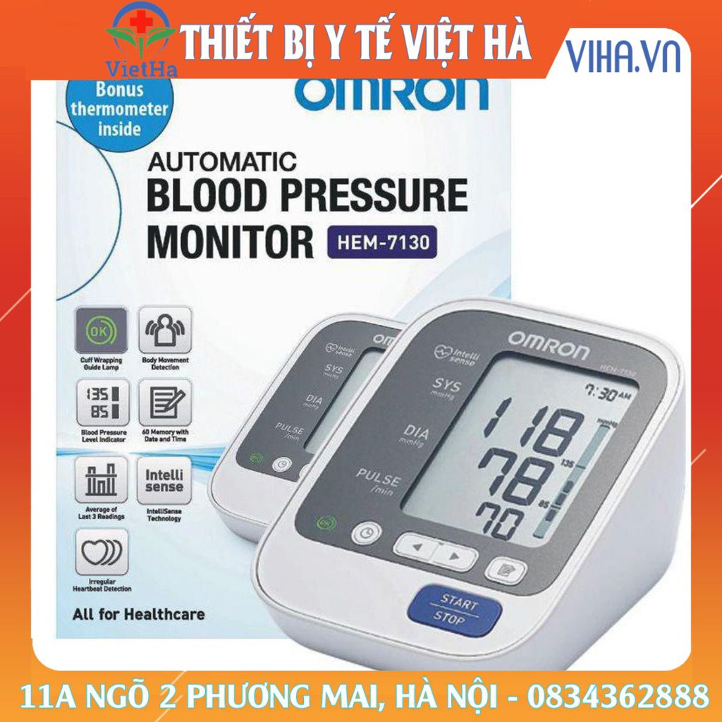 Máy đo huyết áp Bắp tay Omron Hem-7130