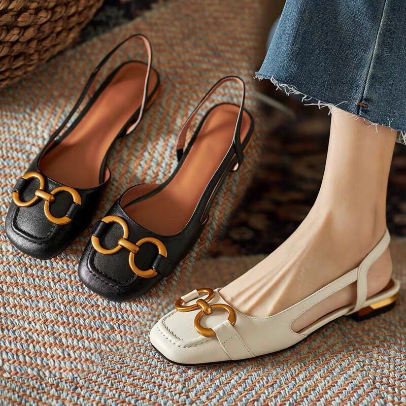 Giày sục bệt hở gót hot trend cao cấp sang xịn mịn kèm ảnh thật