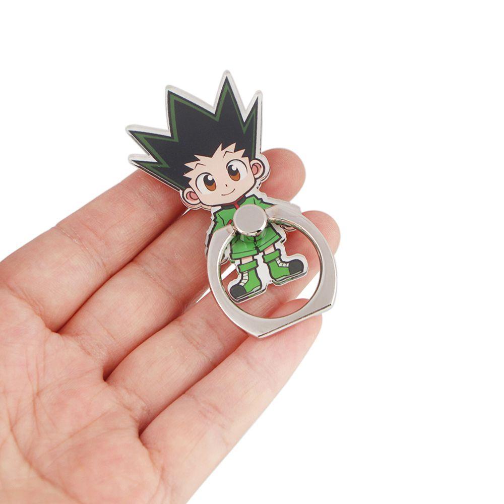 Nhẫn Đỡ Điện Thoại Xoay 360 Độ Bằng Kim Loại Họa Tiết Hoạt Hình Anime Dễ Thương
