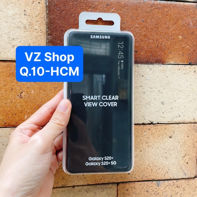 Chính hãng-Bao da Smart Clear View Cover cho điện thoại Samsung Galaxy S20+/ S20+ 5G
