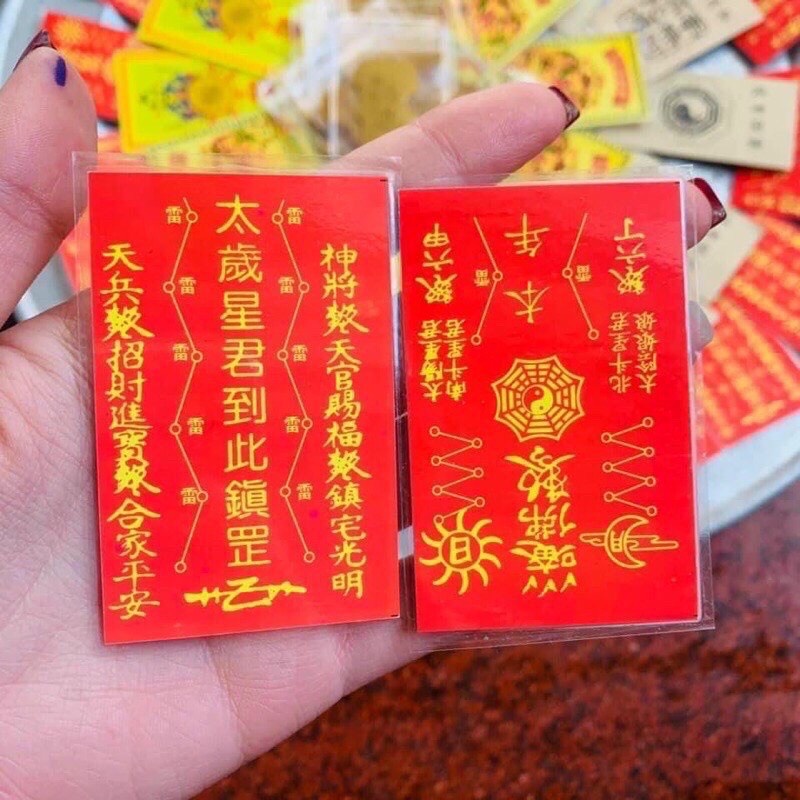 PHÙ THÁI TUẾ kèm Sớ Cúng Thái Tuế BÌNH AN, MAY MẮN năm 2023