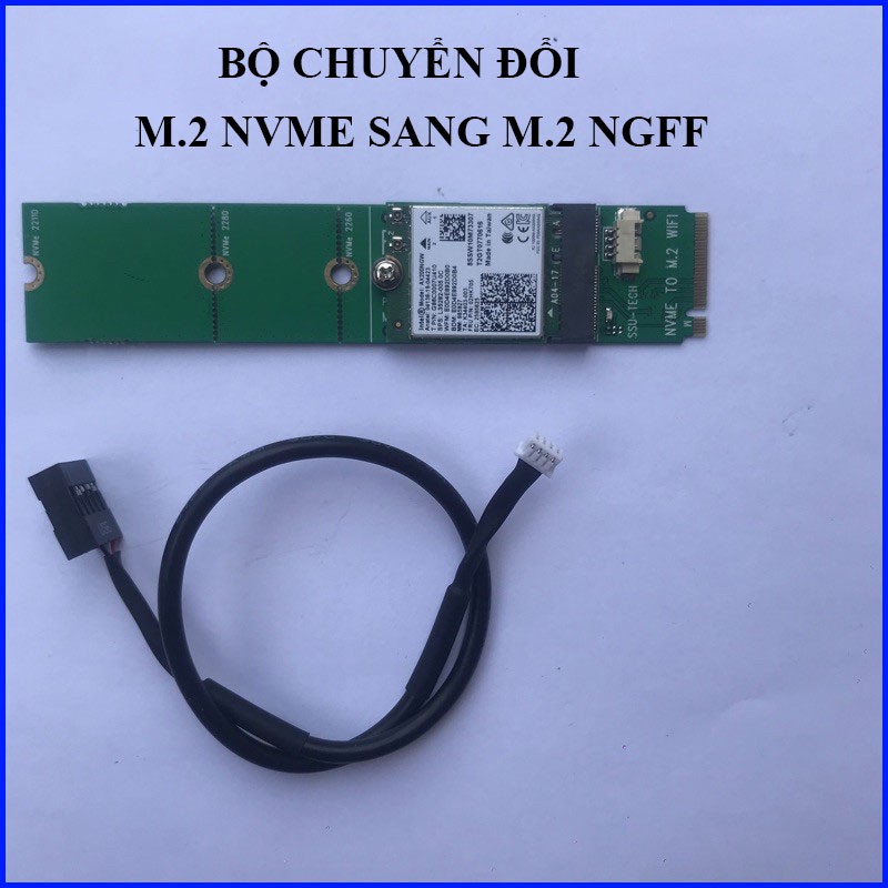 Bộ chuyển đổi Wifi M.2 ngff sang M.2 nvme