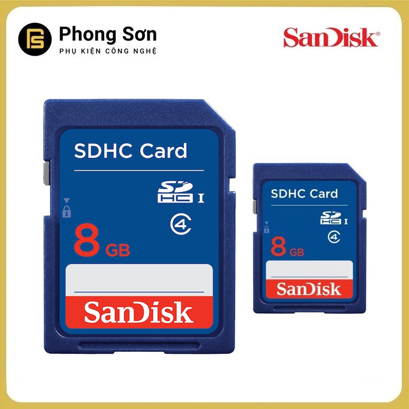 Thẻ nhớ SDHC 8GB Class4 Sandisk