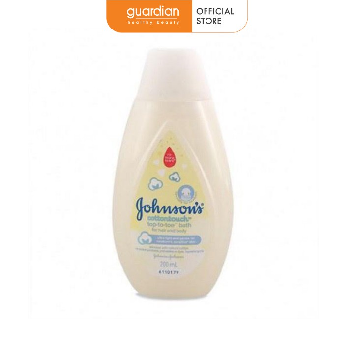 Tắm gội dịu nhẹ như bông Johnson's baby cotton touch (200ml)