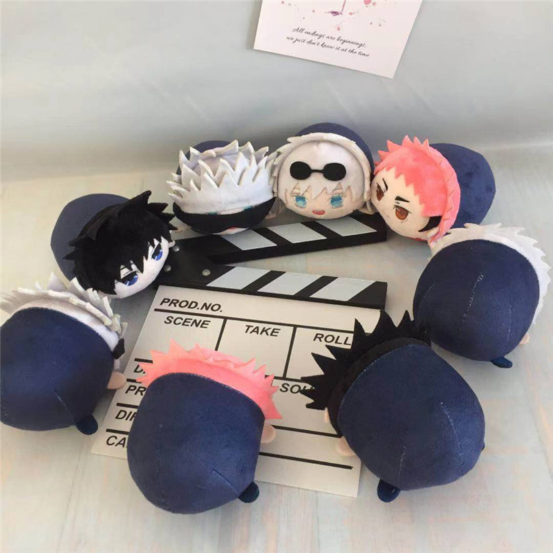 Búp Bê Nhồi Bông Hình Nhân Vật Anime Jujutsu Kaisen 10cm Trang Trí Xe Hơi Văn Phòng