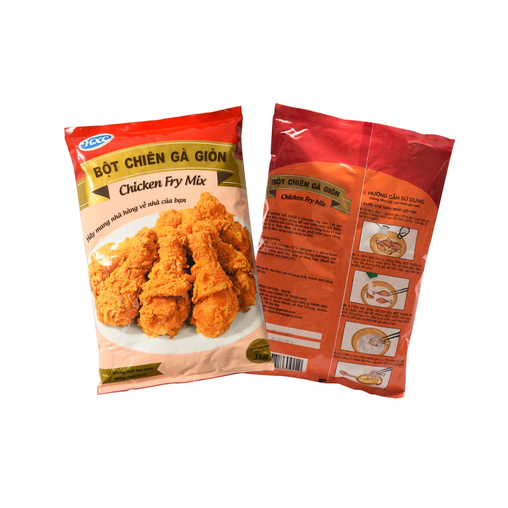 Bột chiên gà giòn HXC 1kg/200g